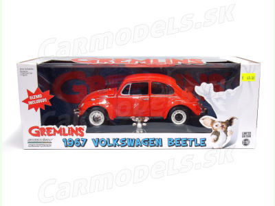 Greenlight | M 1:18 | VW Beetle + Gizmo figúrka s filmu Gremlins (1967)