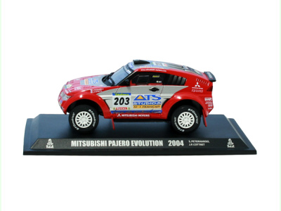 DeAgostini | M 1:43 | MITSUBISHI Pajero Evolution - Rally Paris Dakar (2004) S.Peterhansel /J.P.Cottret