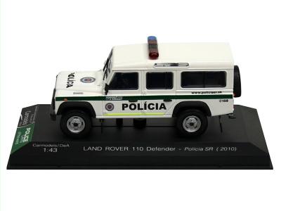 Carmodels SK / DeA | M 1:43 | LAND ROVER 110 Defender - Polícia SR (2010)