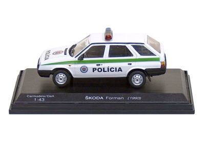 Carmodels SK | M 1:43 | ŠKODA Forman - Polícia SR (1993)