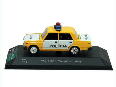Agat / Tantal | M 1:43 | VAZ 2107 Lada - Polícia ČSFR (1990)