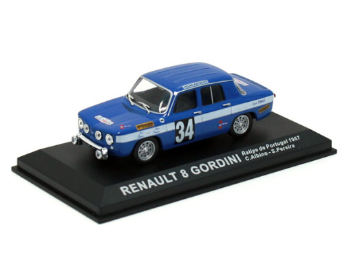 RENAULT 8 Gordini #34 - C.Albino / S.Pereira - Rallye de Portugal (1967)