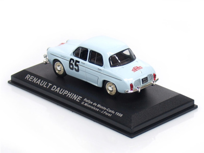 Altaya | M 1:43 | RENAULT Dauphine Gordini # 65 - G.Monraisse / J.Feret - Rallye Monte Carlo (1958)