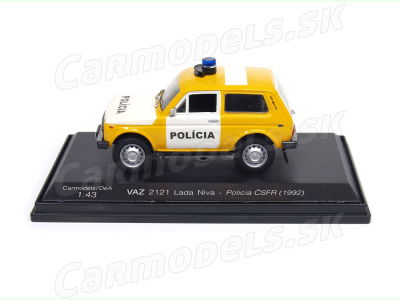 Carmodels SK / DeA | M 1:43 | VAZ 2121 Lada Niva - Polícia ČSFR (1992)