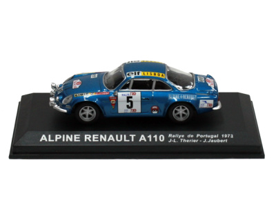 Altaya | M 1:43 | RENAULT ALPINE A110 #5 J-T.Therier / J.Jaubert - Rallye de Portugal (1973)
