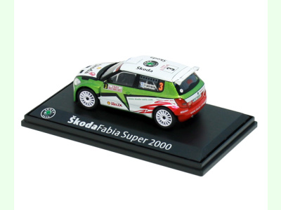 Abrex CZ | M 1:43 | ŠKODA Fabia S 2000 #3 Hänninen / Markkula - Rally Monte Carlo (2009)