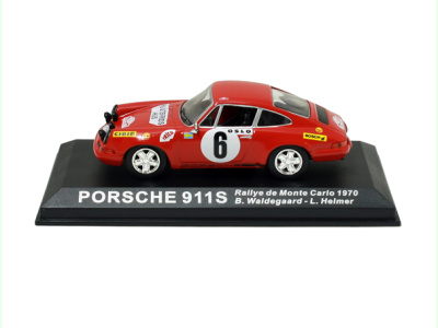 Altaya | M 1:43 | PORSCHE 911 S #6 Rallye de Monte Carlo (1970) - B.Waldegaard / L.Helmer