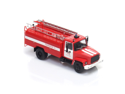 Naši Gruzoviki | M 1:43 |  AC 30 / GAZ-3307 - Požiarne vozidlo ( RUS ) (1989)