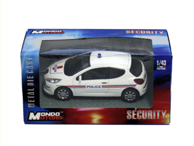 Mondo Motors | M 1:43 | PEUGEOT 207 - Police (F)