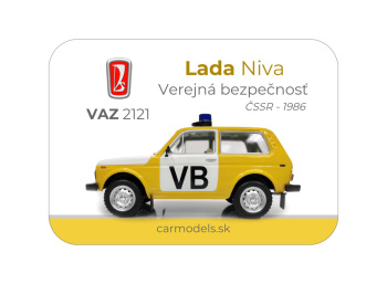 MAGNETKA VAZ 2121- Lada Niva - VB ČSSR (1986)
