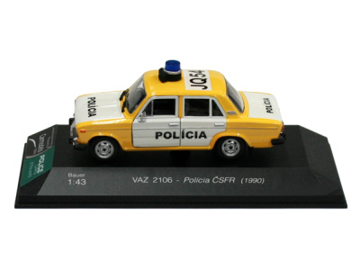 Bauer | M 1:43 | VAZ 2106 Lada - Polícia ČSFR (1990)
