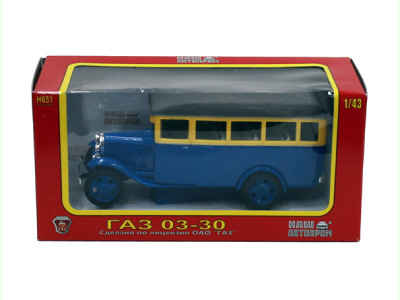 Naš Avtoprom | M 1:43 | GAZ 03-30 Bus (1933 - 1941,1942 - 1950 )