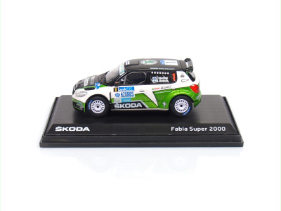 Abrex CZ | M 1:43 | ŠKODA Fabia II Facelift S2000 #1 Hänninen / Markkula - SATA Rallye Acores (2012) 