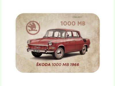 Carmodels SK |   | MAGNETKA Škoda 1000 MB (1966)