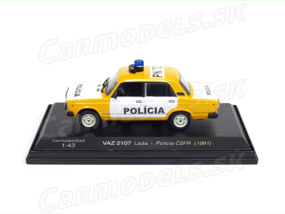 Carmodels SK / DeA | M 1:43 | VAZ 2107 Lada - Polícia ČSFR (1991)