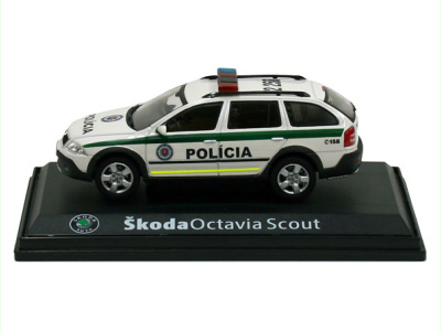 Abrex CZ | M 1:43 | ŠKODA Octavia Scout - Polícia SR (2006)
