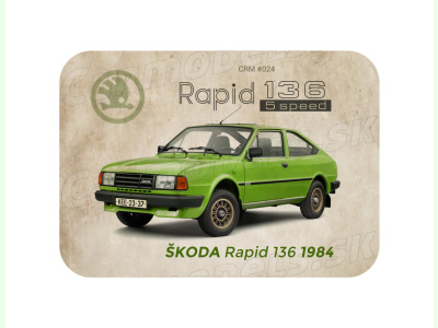 Carmodels SK |   | MAGNETKA Škoda Rapid 136 (1984)