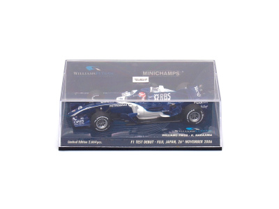 Minichamps | M 1:43 | WILLIAMS Cosworth F1  FW28 - Test Debut K.Nakajima / Fuji, Japan ( 2006 )