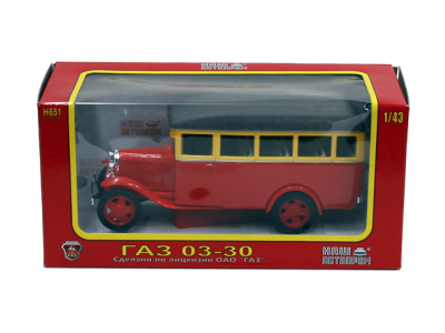 Naš Avtoprom | M 1:43 | GAZ 03-30 Bus (1933 - 1941,1942 - 1950 )