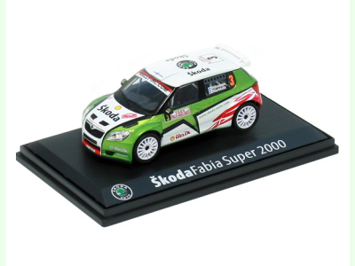 Abrex CZ | M 1:43 | ŠKODA Fabia S 2000 #3 Hänninen / Markkula - Rally Monte Carlo (2009)