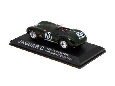 Altaya | M 1:43 | JAGUAR C #20 - P..Walker / P.Whitehead - 24 h. Le Mans (1951)