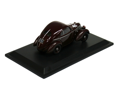 Hachette | M 1:43 | FIAT 508 Balilla Berlinetta #45 - Mille Miglia (1936)